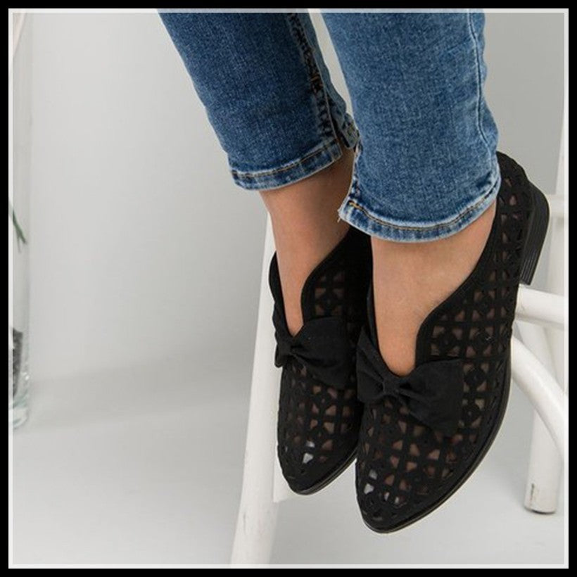 Women's Chunky Heel Sandals with Bow