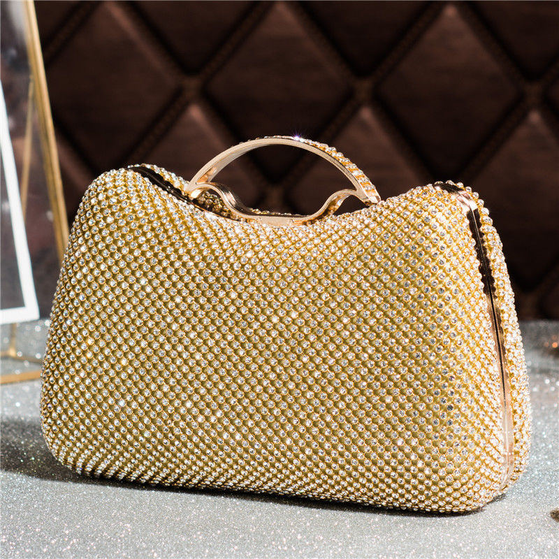 New Rhinestone Evening Clutch Bag - Korean Style