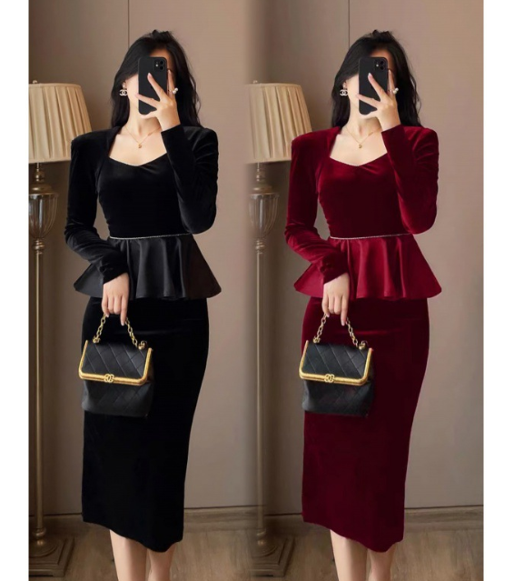 Off-Shoulder Dress, Evening Gown, Plus Size Dress