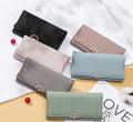 Large Capacity Women's Tri-Fold Clutch Wallet