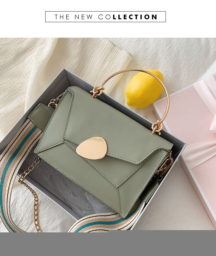 2019 Summer Women's Fashion Color Block Handbag