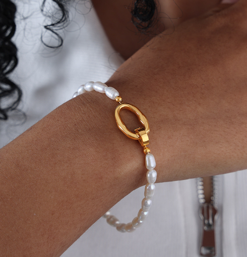 Luxe Pearl Freshwater Pearl Jewelry Set